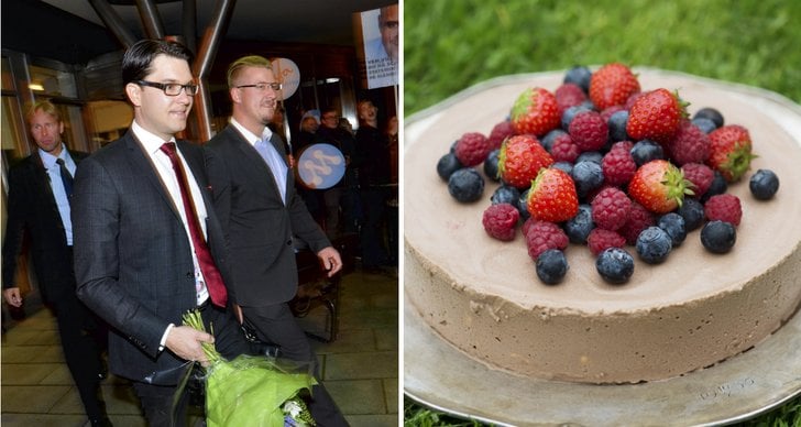 Tårta, Sverigedemokraterna, Jimmie Åkesson
